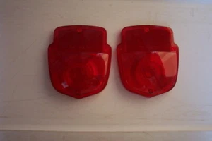 1953-60 F-100 tail light lenses, one pair. - Bild 1 von 1