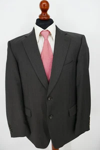 Strellson suit size 25 100% virgin wool charcoal black label excellent condition - Picture 1 of 10