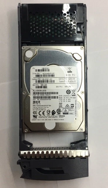 HDEBL12NAA51 - Netapp 1.2TB 10K RPM SAS 2.5" HDD for DS2246 24 bay enclosure - Image 1 of 1