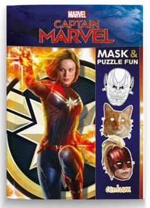Marvel Captain Marvel: MASKE & Puzzlebuch Kinder 3+ Centum Taschenbuch NEU Bx6 - Bild 1 von 3