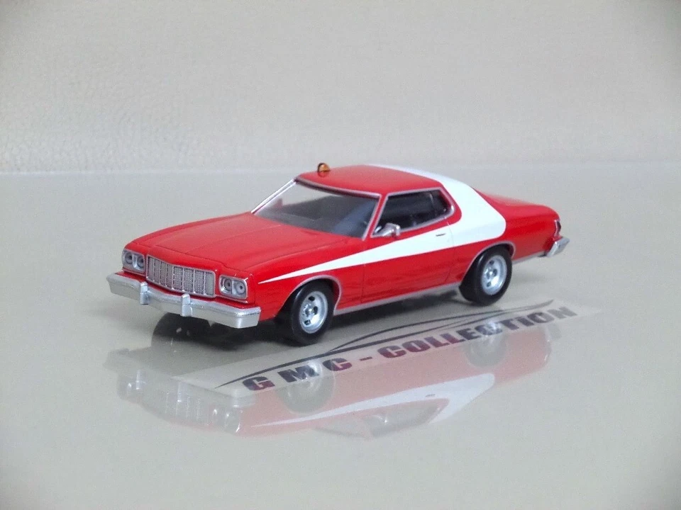 FORD GRAN TORiNO COUPE' 1976 "STARSKY & HUTCH" ROSSO RED JET CAR NOREV 1/43 - Immagine 1 di 3