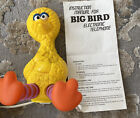 Téléphone à bouton-poussoir vintage Sesame Street Big Bird très rare