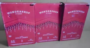 Wondershop Icicle Clear Lights White Wire 3-Boxes (300 lights for box) - Picture 1 of 16