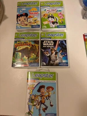 Lote de 5 Leap Frog Leapster Explorer Pad Juegos de Aprendizaje Star Wars Toy Story Etc Foto 1 de 4