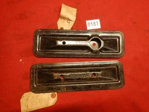 NOS 47-62 STUDEBAKER CHAMPION 6 CYL ENGINE Lifter Valve Spring Side Covers - Picture 1 of 5