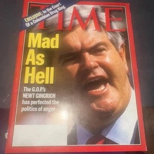 1994 NOVEMBER 7 TIME MAGAZINE - NEWT GINGRICH FRONT COVER - H 5246 - Foto 1 di 10