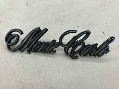 Placa de identificación Chevrolet Monte Carlo 70-72 emblema de escritura de techo usado 8798374 Foto 1 de 2