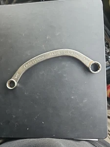 Craftsman 9/16" x 5/8" Half Moon Obstruction Manifold Box Wrench 9 4376 V USA T3 - Bild 1 von 4