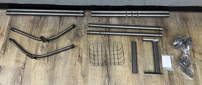 Delta 4-Bike Free Standing Storage Rack With Basket - Image 1 of 4