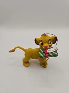 Simba Re Leone Ornamento Porta Regalo per Nala Holiday Albero di Natale Disney - Foto 1 di 5