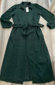 VESTIDO ESTILO TEJIDO VERDE ESMERALDA NEXT FRIENDS LIKE THESE...TOTALMENTE NUEVO...TALLA 16 - Imagen 1 de 5