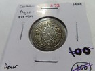 A32 Czechoslovakia 1929 Prague Millennium Hammered Silver Denar Rainbow Toning