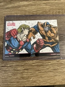 2021-22 Upper Deck Marvel Annual Ikaris Thanos 1/1 Andre Toma #BB10 Auto Sketch - Bild 1 von 2