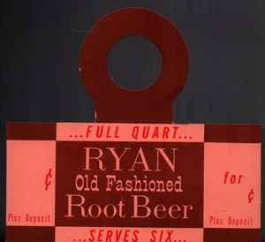 Tapabotellas de cartón Ryan "Old Fashioned Root Beer" 5 1/2" x 5" - Imagen 1 de 1