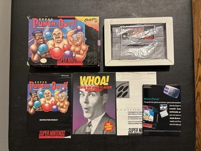 Super Punch Out (Super Nintendo SNES) CIB Complete Authentic Tested & Works! - Image 1 of 4