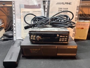Alpine car radio kit cassette + cd / TDM-7580R and CHM-S620 - Bild 1 von 7