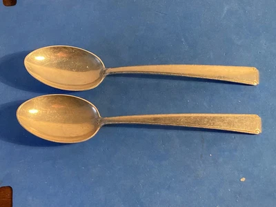 Vintage pair of TOWLE Old Lace Sterling Silver Tea Spoons - Image 1 of 3