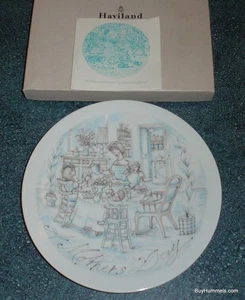 1973 “Breakfast” Mother's Day Limited Edition Collectors Plate Haviland With Box - Picture 1 of 3
