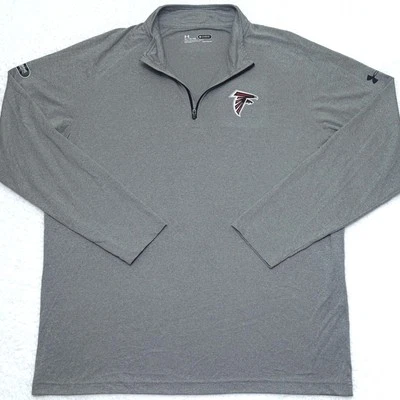 Atlanta Falcons Under Armour HeatGear NFL Combine long sleeve 1/4 zip Men's XL - Image 1 of 4