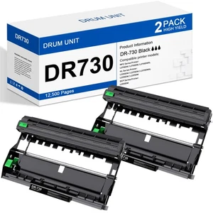 DR730 Trommeleinheit 2er Pack KEIN Toner Ersatz für Brother DR-730 DR730 Trommel Un... - Bild 1 von 7