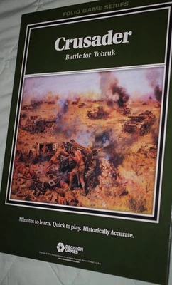 Decision Games Folio Wargame Crusader - Battle for Tobruk Bag Un punched - Image 1 of 3