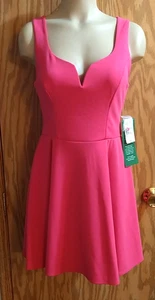 rosa Partykleid Kleid von B. Smart New Junior Gr. 7 Fit Flair Sommerkleid NEU - Bild 1 von 9
