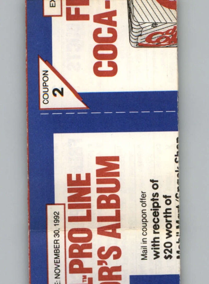 1992 Pro Line Mobil NFL Football Promotional Cards Pick From List - Image 1 of 1