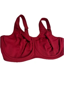Sujetador Wacoal High Standards 40D con aros rojo satinado copa suave ajustable 855170 - Imagen 1 de 6