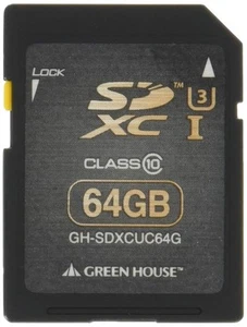 Greenhouse 64GB GH-SDXCUC64G High-speed SDXC card compatible with UHS speed clas - Zdjęcie 1 z 6