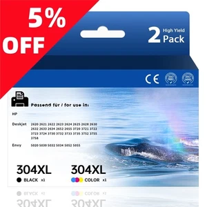 304 Patronen für HP 304 XL DeskJet 2620 2630 3760 3730 3735 3750 Envy 5010 5030 - Bild 1 von 11