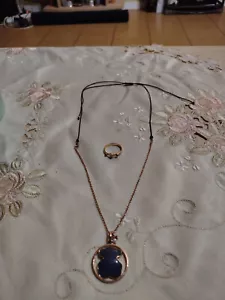 Collar y anillo de Tous de plata rosada - Imagen 1 de 3