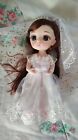 Figure Doll Clothes Shoes Cute Face Big Eyes Princess 1/12 Scale DIY Movable
