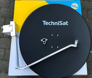 TechniSat SATMAN 850Plus,incl. AZ/EL-Halterung, incl.40mm Adapterschelle, grau - Bild 1 von 3