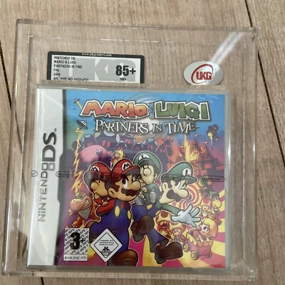 Mario & Luigi Partners In Time (Nintendo DS, 2005) Graded 85+ Very Rare - Image 1 of 4