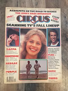Circus Magazine #141 October 12, 1976 Aerosmith, Montrose, Zappa PURPLE TV FALL - Imagen 1 de 3