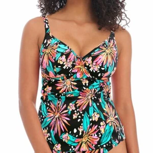 Freya Swimwear Wild Daisy Underwired Plunge Tankini Top Multi 7035 - Picture 1 of 2