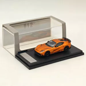 Little Toys 1/64 Ferrari 812 V12 Novitec Alloy Models Car Collection Orange - Picture 1 of 8