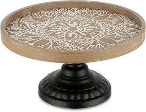 Cake Stand Pedestal Dessert Round Holder Wedding Party Holiday Display - Picture 1 of 9
