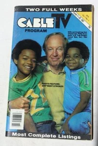 Different Strokes Cable TV Program TV Guide June 7-20 1981 Willis Arnold Mr. D - - Imagen 1 de 1