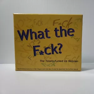 WTF ¿Qué es el F*CK? The Totally F*cked Up Versión Un Juego de Beber para Adultos - Imagen 1 de 3