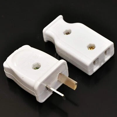 Wireable AU/US Plug +Socket Power Connector IP Camera Power Supply Adapter Part - Image 1 of 4