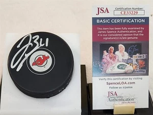 JAKE ALLEN signed DEVILS puck JSA COA - Picture 1 of 2