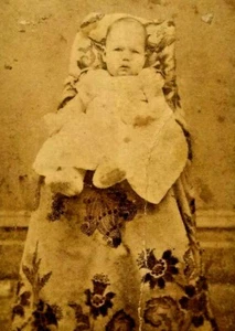 Poughkeepsie New York CDV Baby Vail Carte De Visite Foto 1860er  - Bild 1 von 3