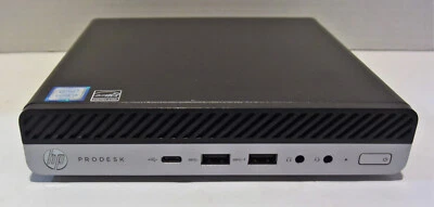 HP Prodesk 600 G3 Mini (Intel Core i5 6th Gen 2.5GHz 4GB 250GB Win 10) Desktop - Image 1 of 4