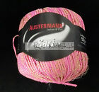 (75 €/kg): 50 gramów Austermann SARI, z błyszczącą nicią, kolor.04 różowy #1335