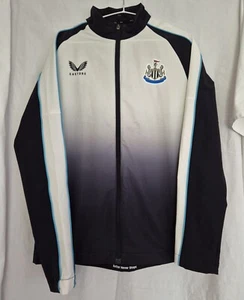 Newcastle United Football Windbreaker Top Mens Size Small 20" PTP Castore VGC - Picture 1 of 7