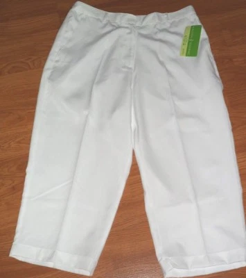 *ALLLYSON WHITMORE GOLF CAPRI TALLA 8-8P BLANCO AZUL MARINO SEDOSO NUEVO CON ETIQUETAS Foto 1 de 2