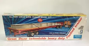 Great Dane Extendable Flat Bed Trailer ERTL 1:24. 1974. NUEVO SIN ABRIR - Bild 1 von 7