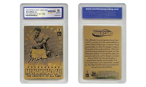 Muhammad Ali 2009 Laser Line Gold Karte limitierte Signature Serie - EDELSTEIN NEUWERTIG 10 - Bild 1 von 3