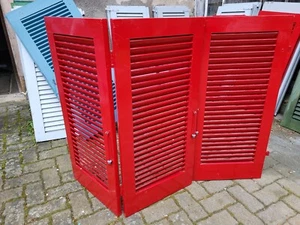 Fensterladen - Holz - gebraucht - Höhe 115 cm, Breite 55 cm - Bild 1 von 17
